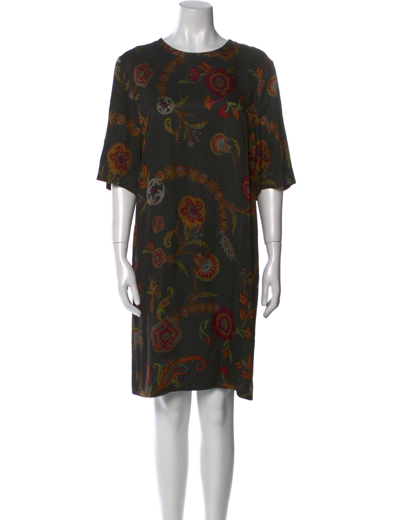 Etro Printed Knee-Length Dress w/ Tags