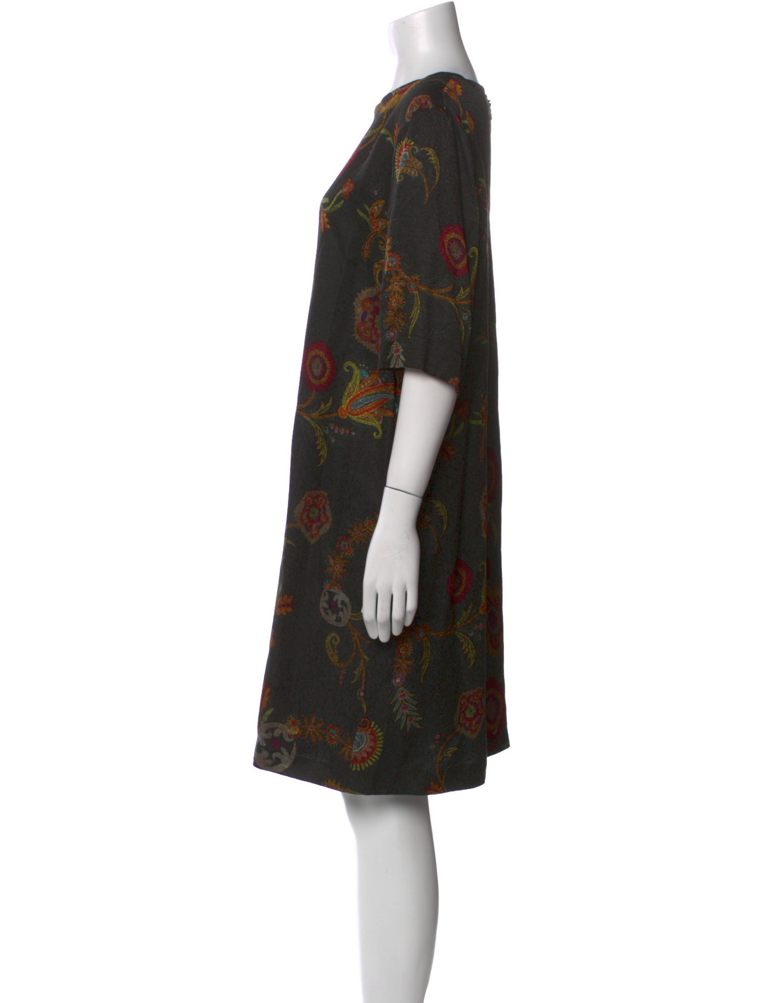 Etro Printed Knee-Length Dress w/ Tags