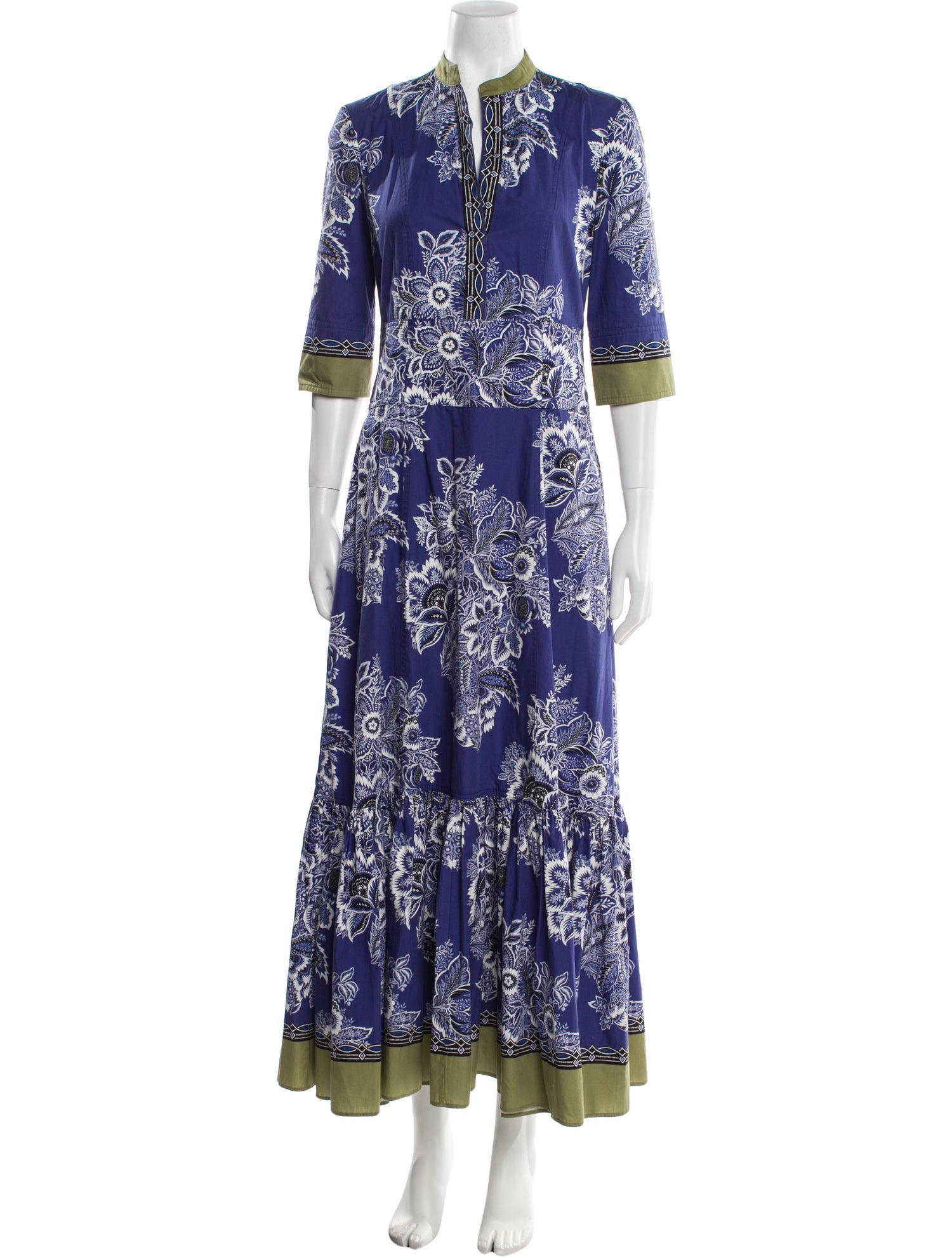 Etro Floral Print Long Dress