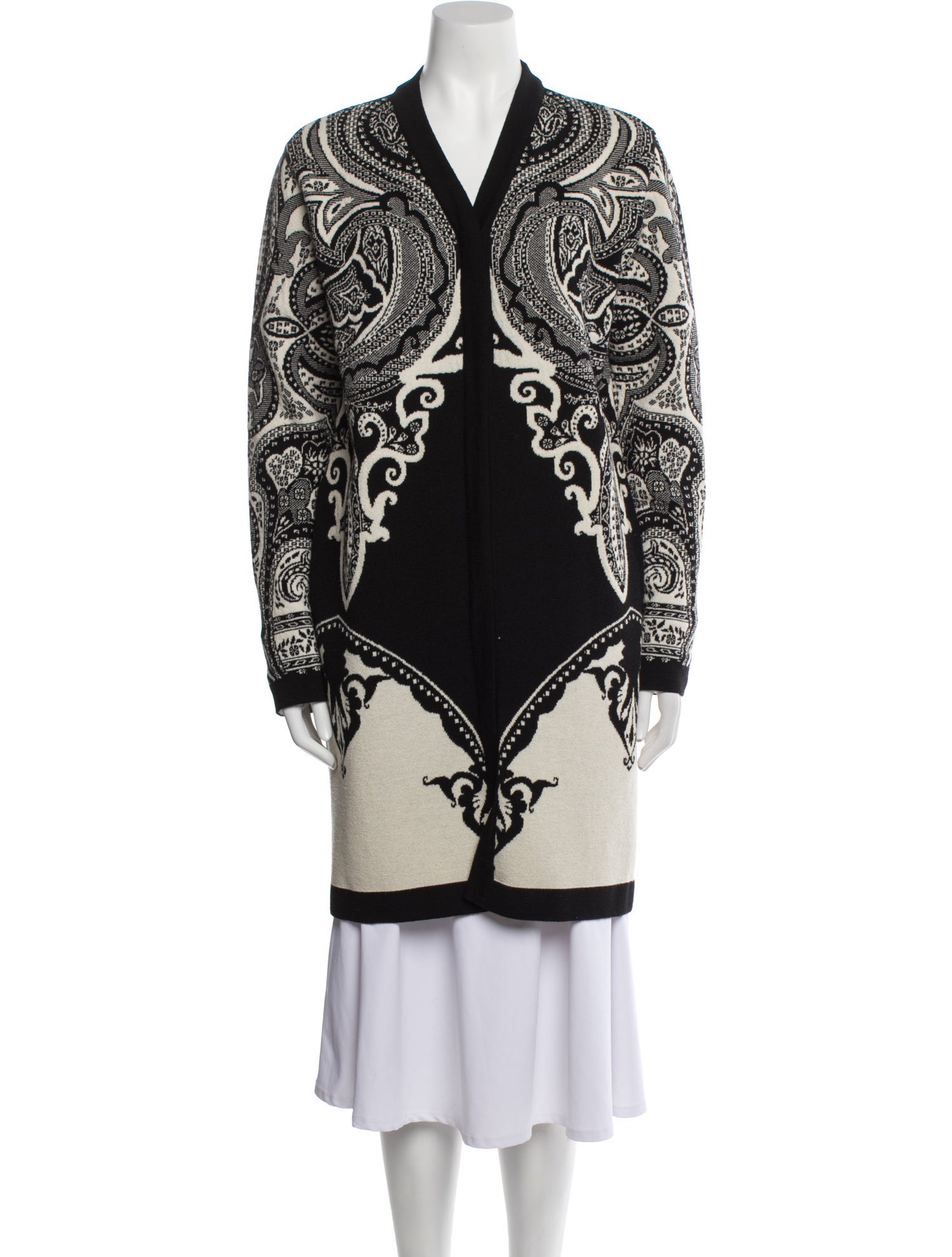 Etro Wool Printed Coat