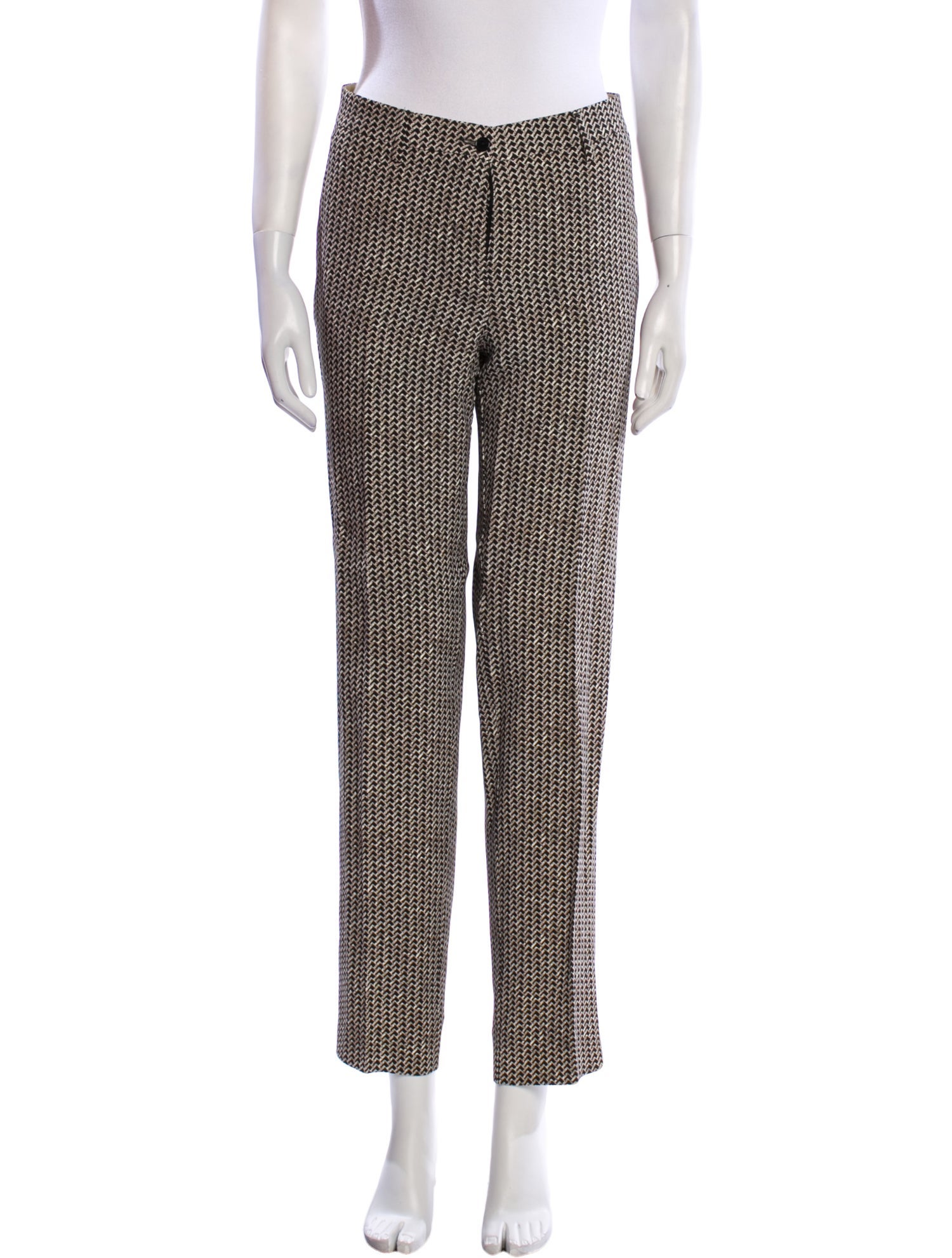 Etro Printed Straight Leg Pants