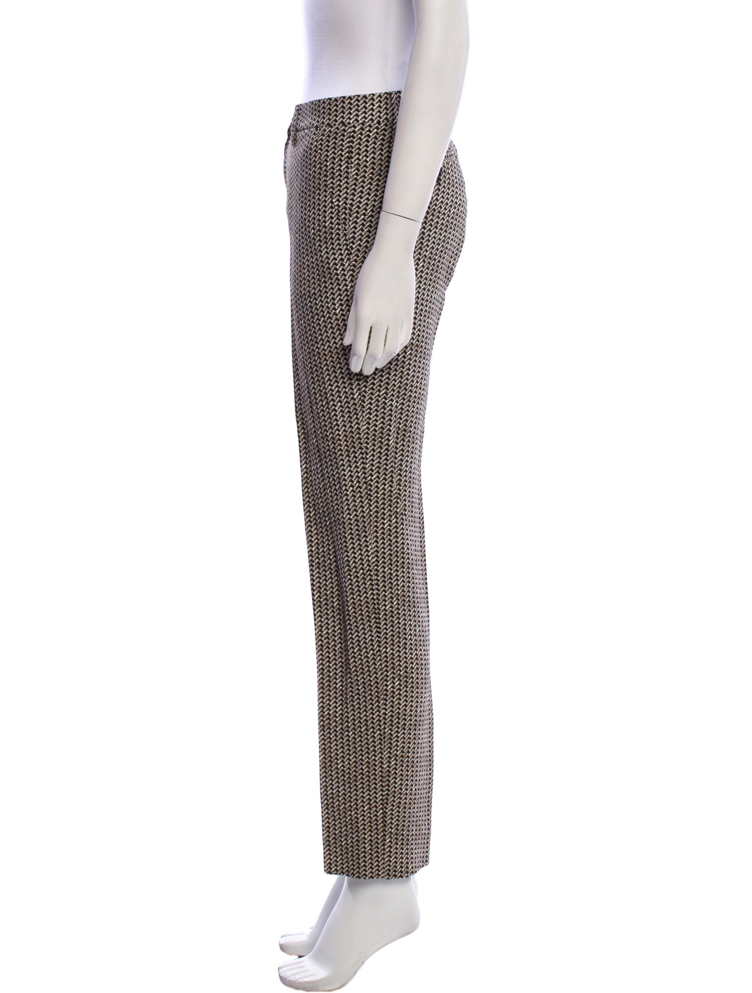 Etro Printed Straight Leg Pants
