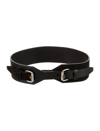 Etro Wide Leather Waist Belt