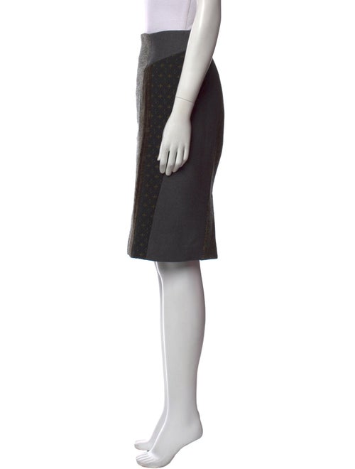 Etro Tweed Pattern Midi Length Skirt