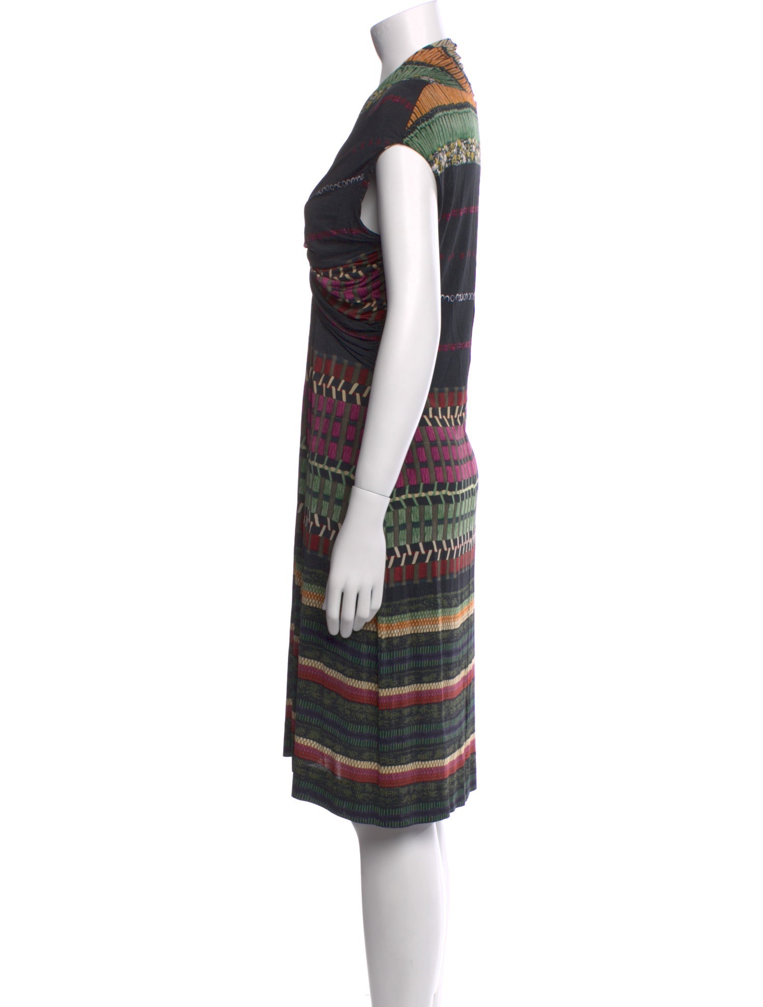 Etro Striped Knee-Length Dress
