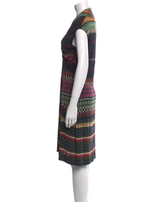 Etro Striped Knee-Length Dress