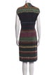 Etro Striped Knee-Length Dress