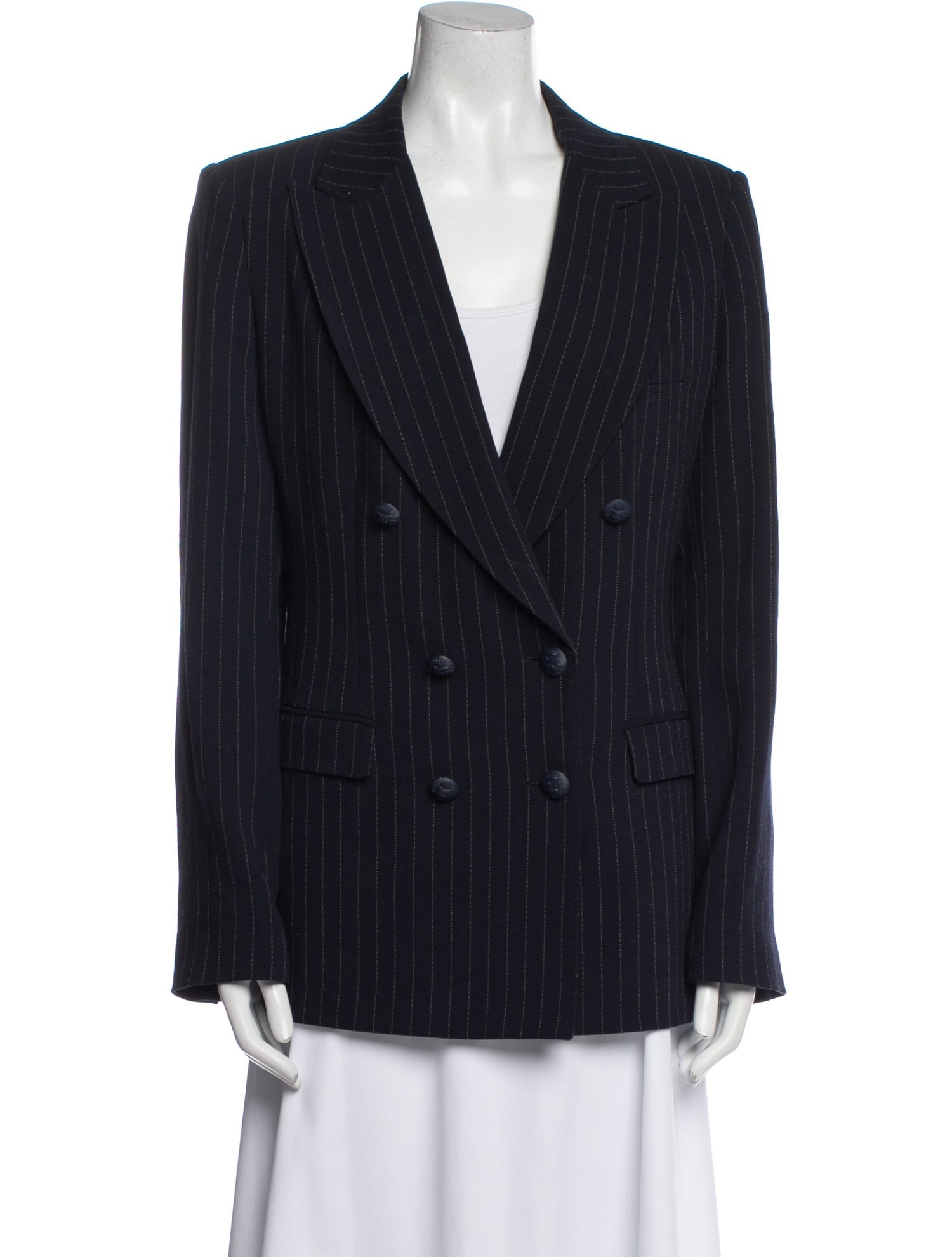 Etro Virgin Wool Striped Blazer