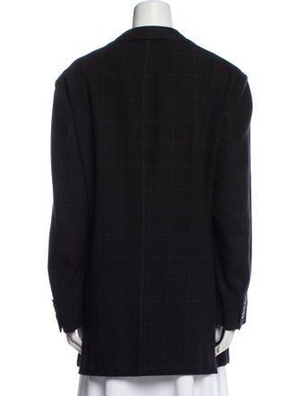 Etro Cashmere Plaid Print Jacket