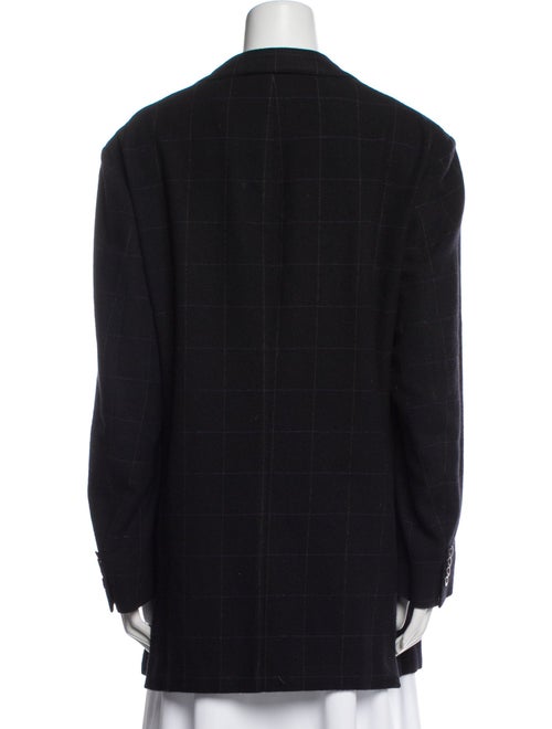 Etro Cashmere Plaid Print Jacket