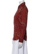 Etro Paisley Print Long Sleeve Button-Up Top