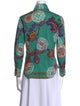 Etro Paisley Print Three-Quarter Sleeve Button-Up Top
