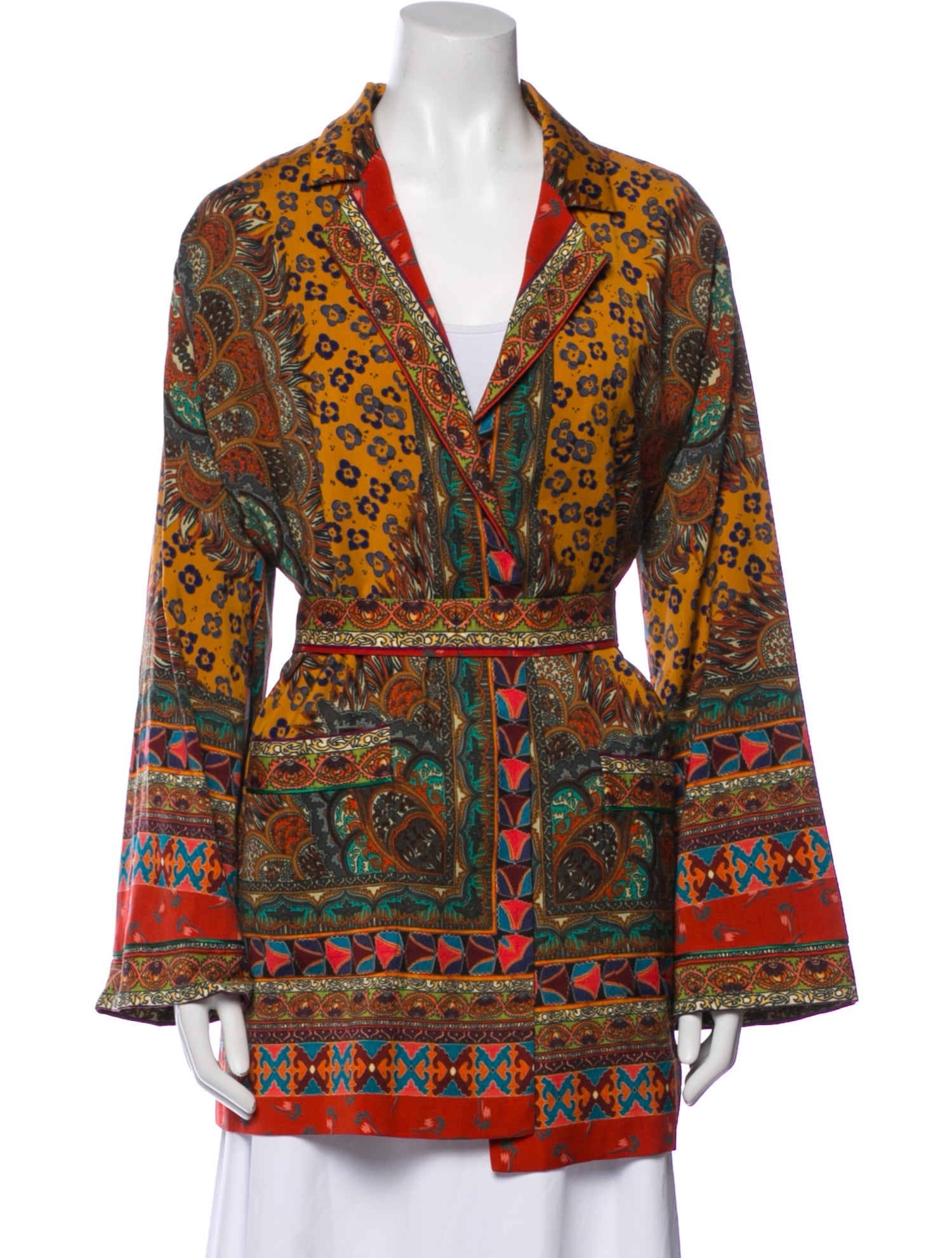 Etro Wool Floral Print Blazer w/ Tags