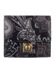 Etro Leather Printed Compact Wallet