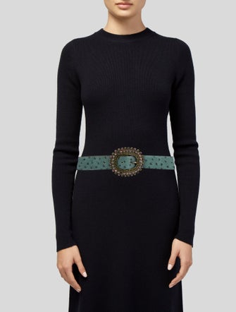Etro Leather Waist Belt