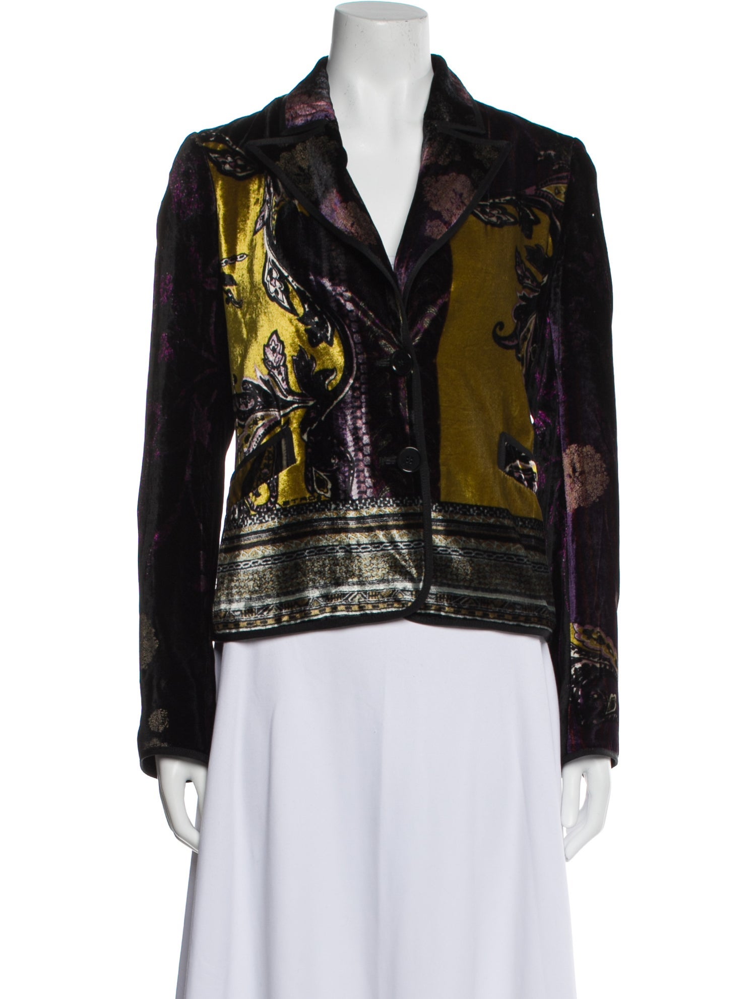 Etro Floral Print Blazer