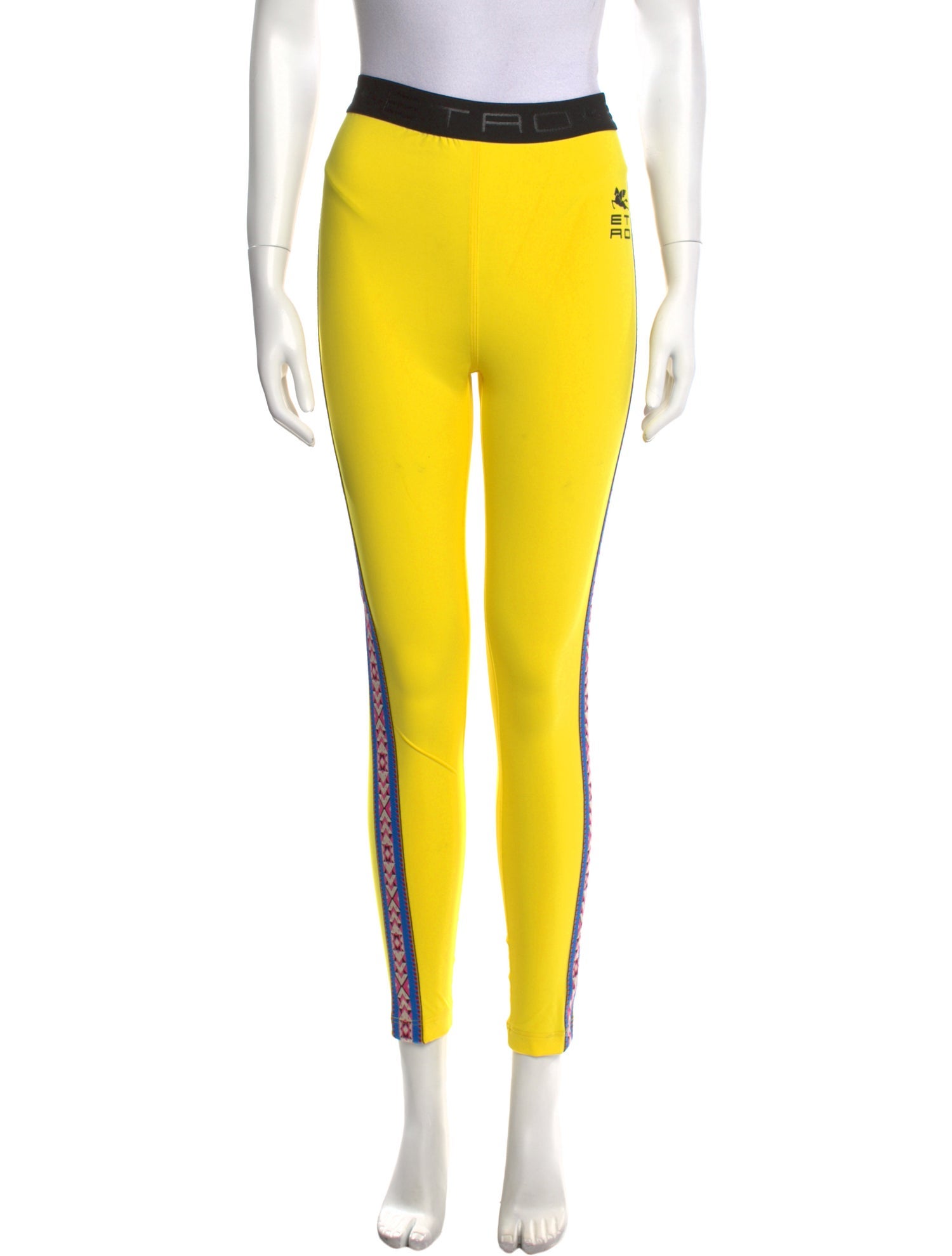 Etro Colorblock Pattern Skinny Leg Pants w/ Tags