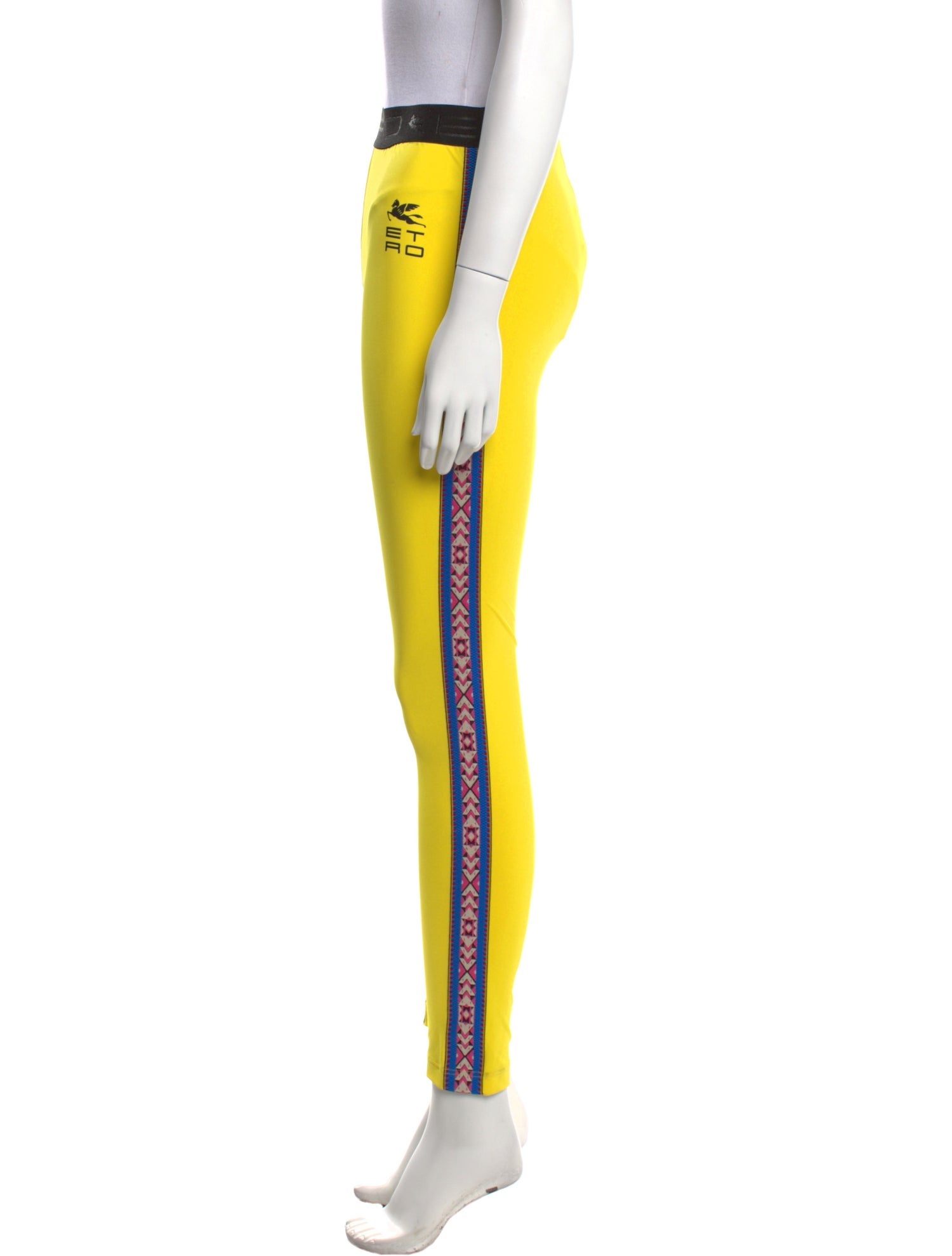 Etro Colorblock Pattern Skinny Leg Pants w/ Tags