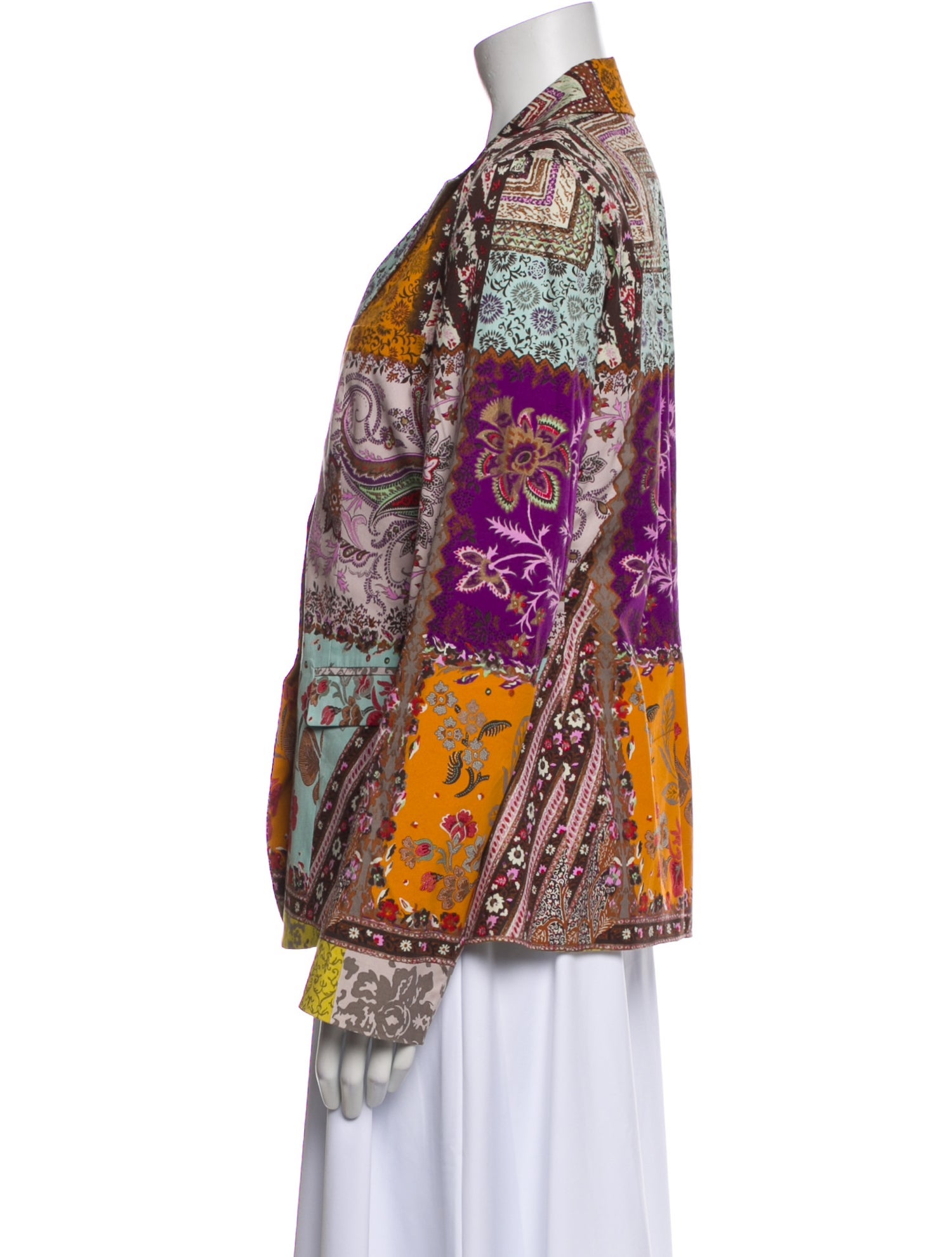 Etro Floral Print Blazer