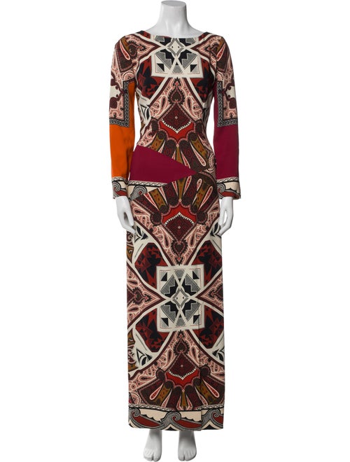 Etro Printed Long Dress