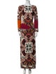 Etro Printed Long Dress