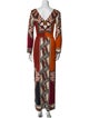 Etro Printed Long Dress