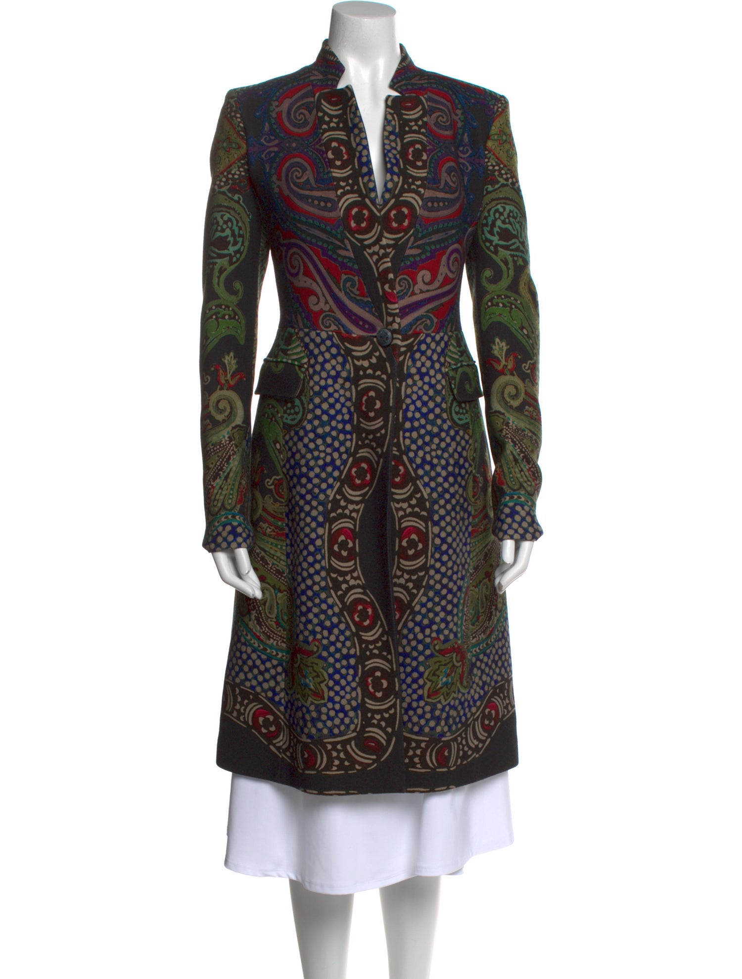 Etro Wool Midi Length Dress