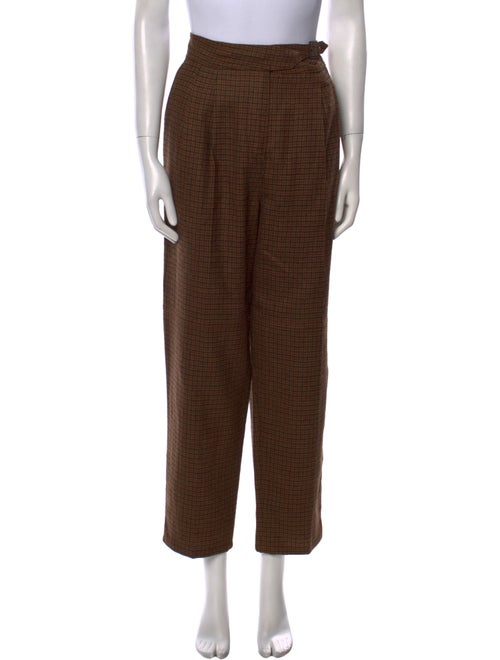 Etro Wool Straight Leg Pants