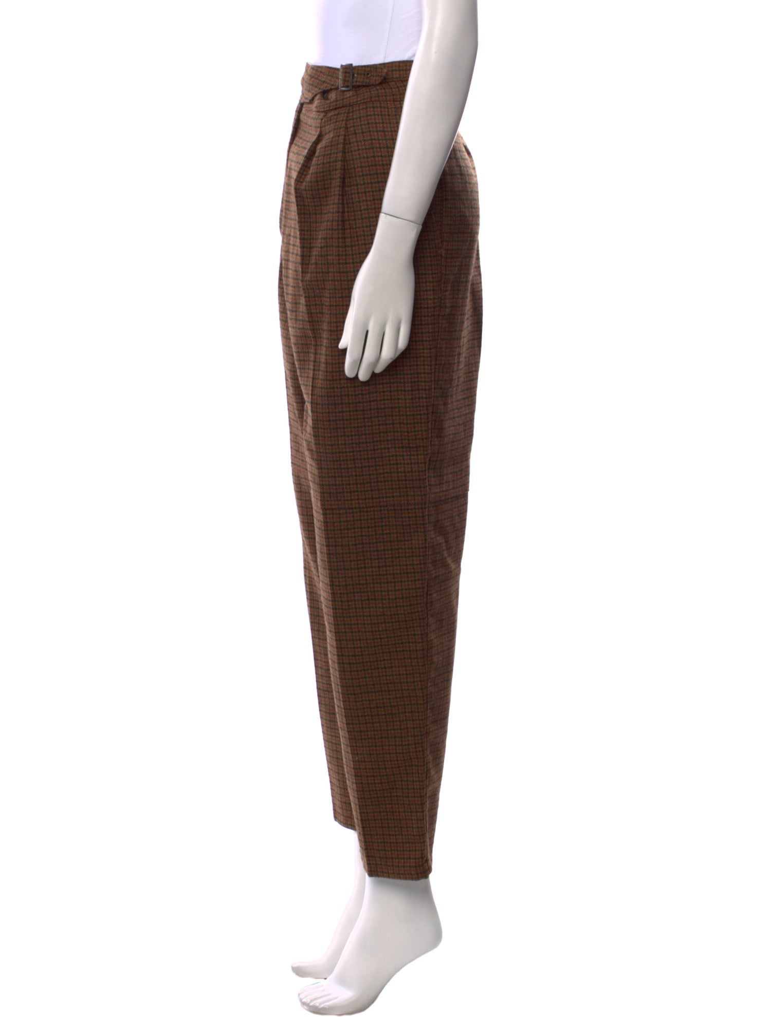 Etro Wool Straight Leg Pants