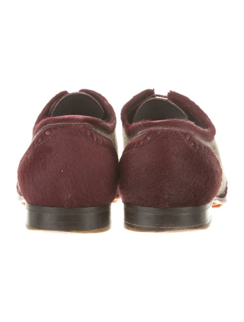 Etro Ponyhair Plaid Print Spectators