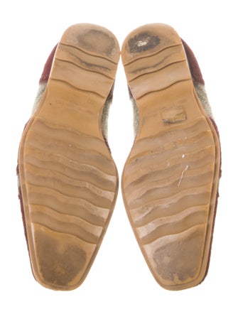 Etro Ponyhair Plaid Print Spectators