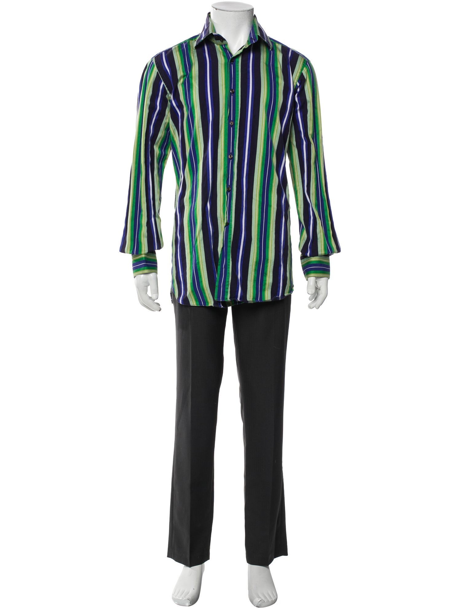Etro Striped Long Sleeve Shirt