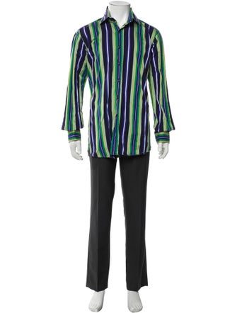 Etro Striped Long Sleeve Shirt