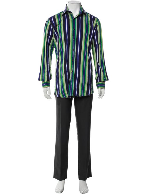 Etro Striped Long Sleeve Shirt