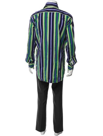 Etro Striped Long Sleeve Shirt