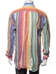 Etro Striped Long Sleeve Dress Shirt