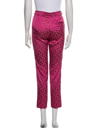 Etro Floral Print Straight Leg Pants