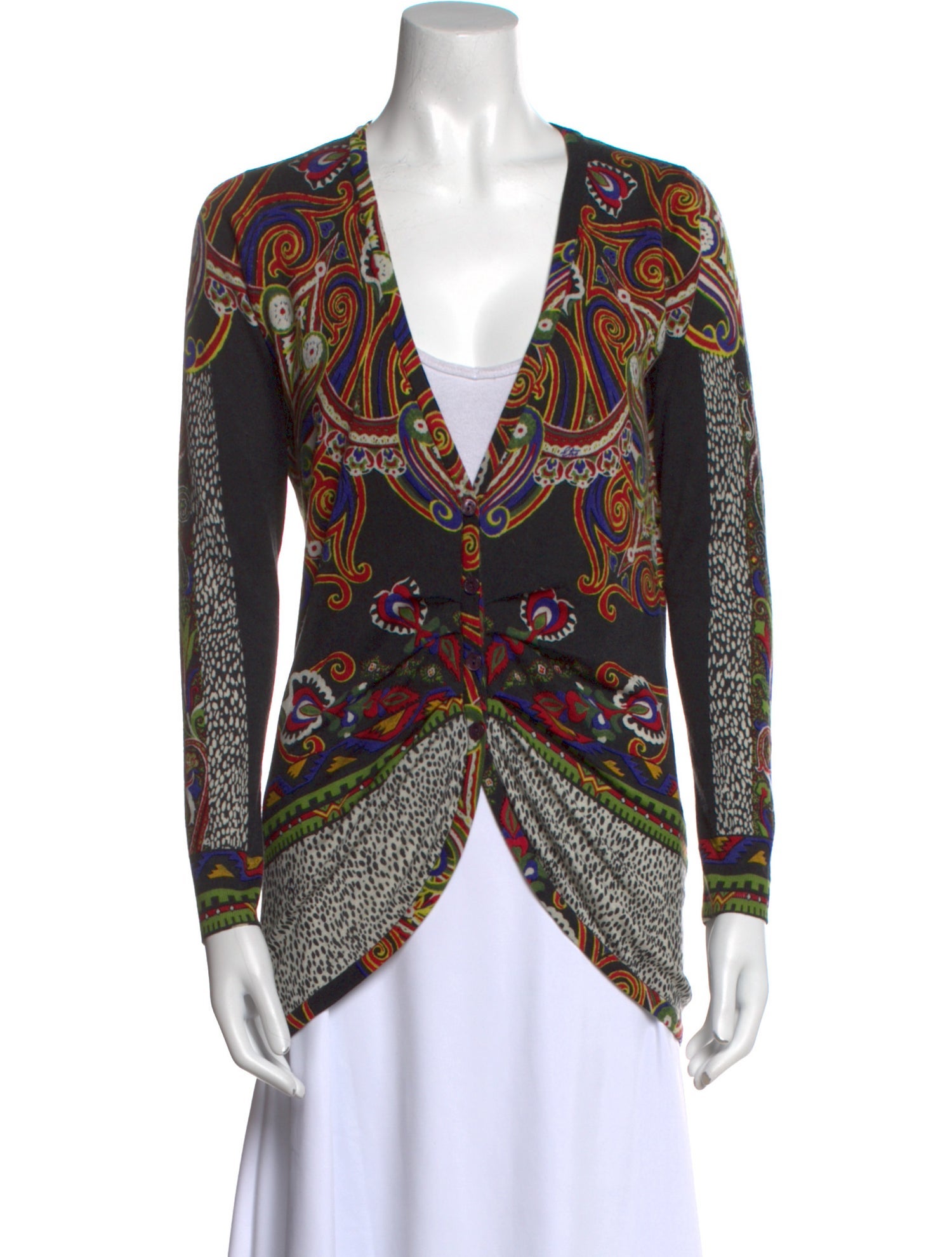 Etro Silk Paisley Print Blouse