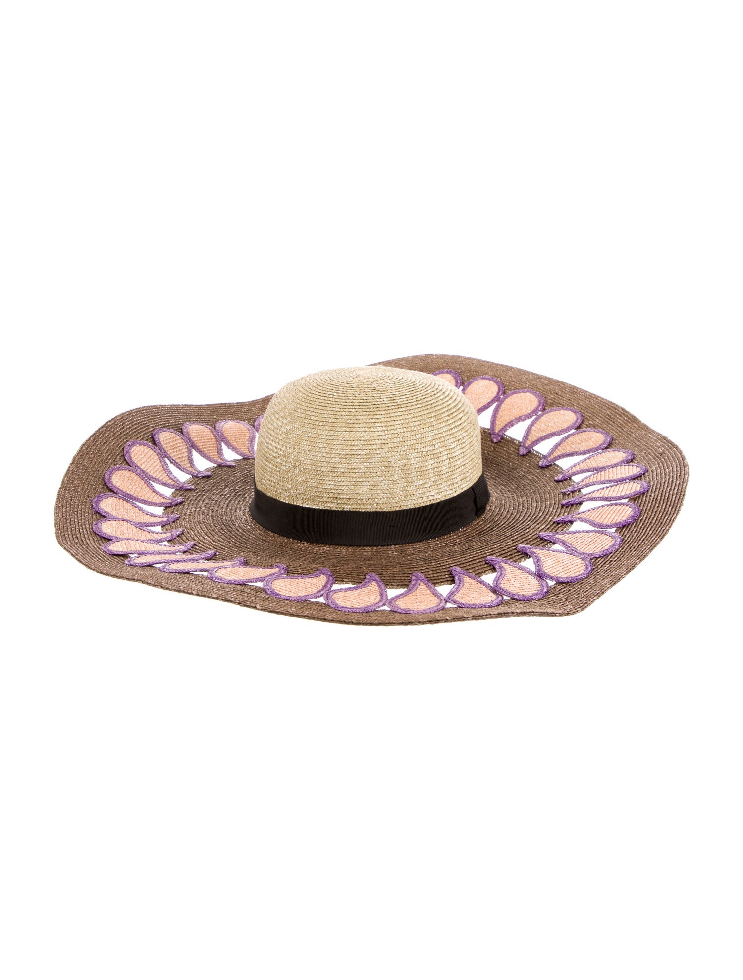 Etro Etro Wide Brim Straw Hat