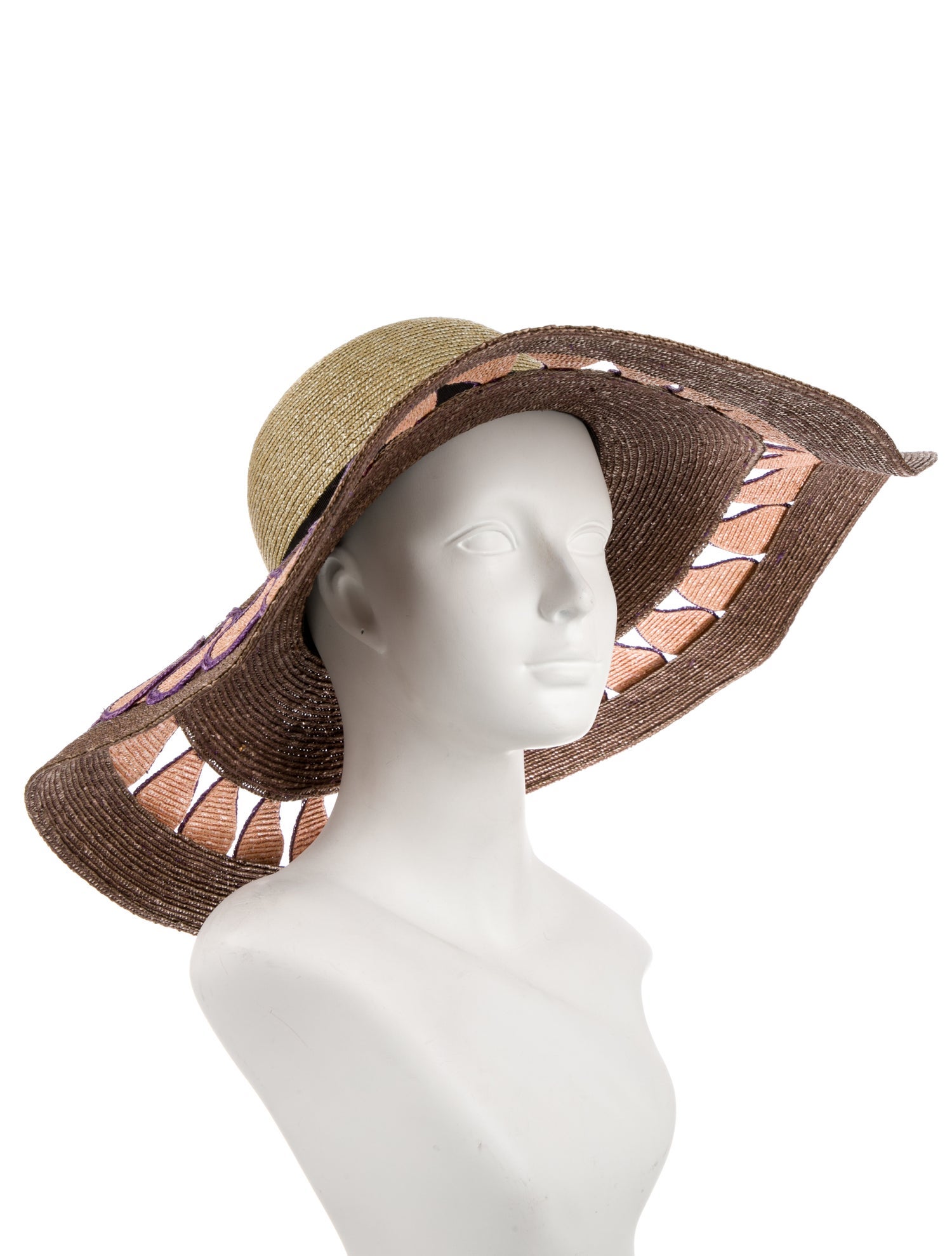 Etro Etro Wide Brim Straw Hat