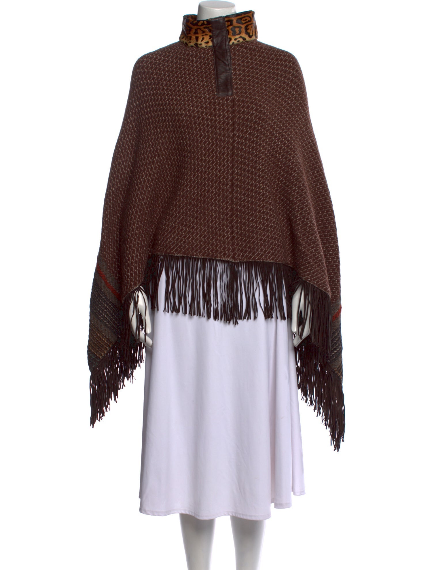 Etro Printed Mock Neck Sweater