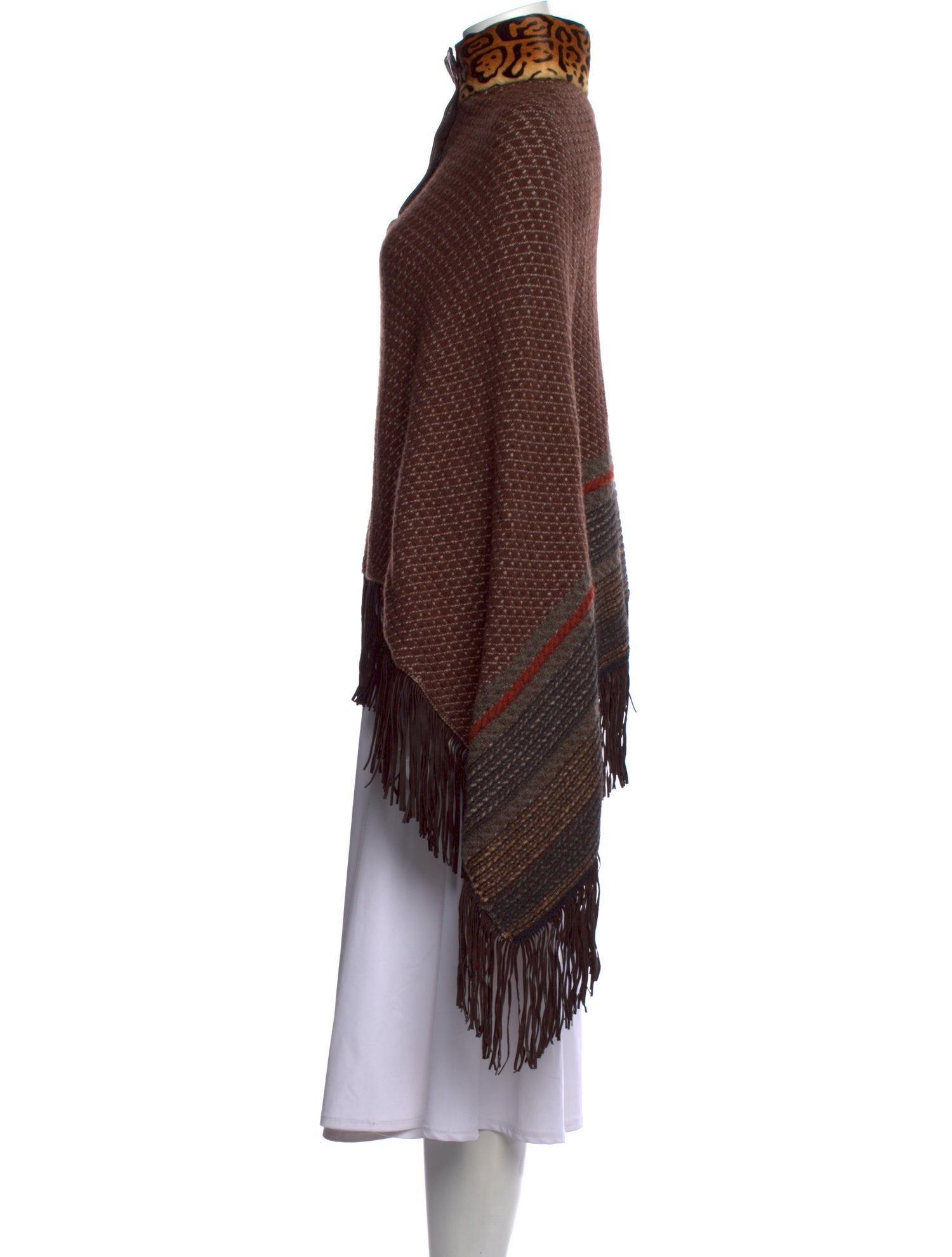 Etro Printed Mock Neck Sweater