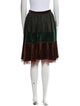 Etro Colorblock Pattern Knee-Length Skirt