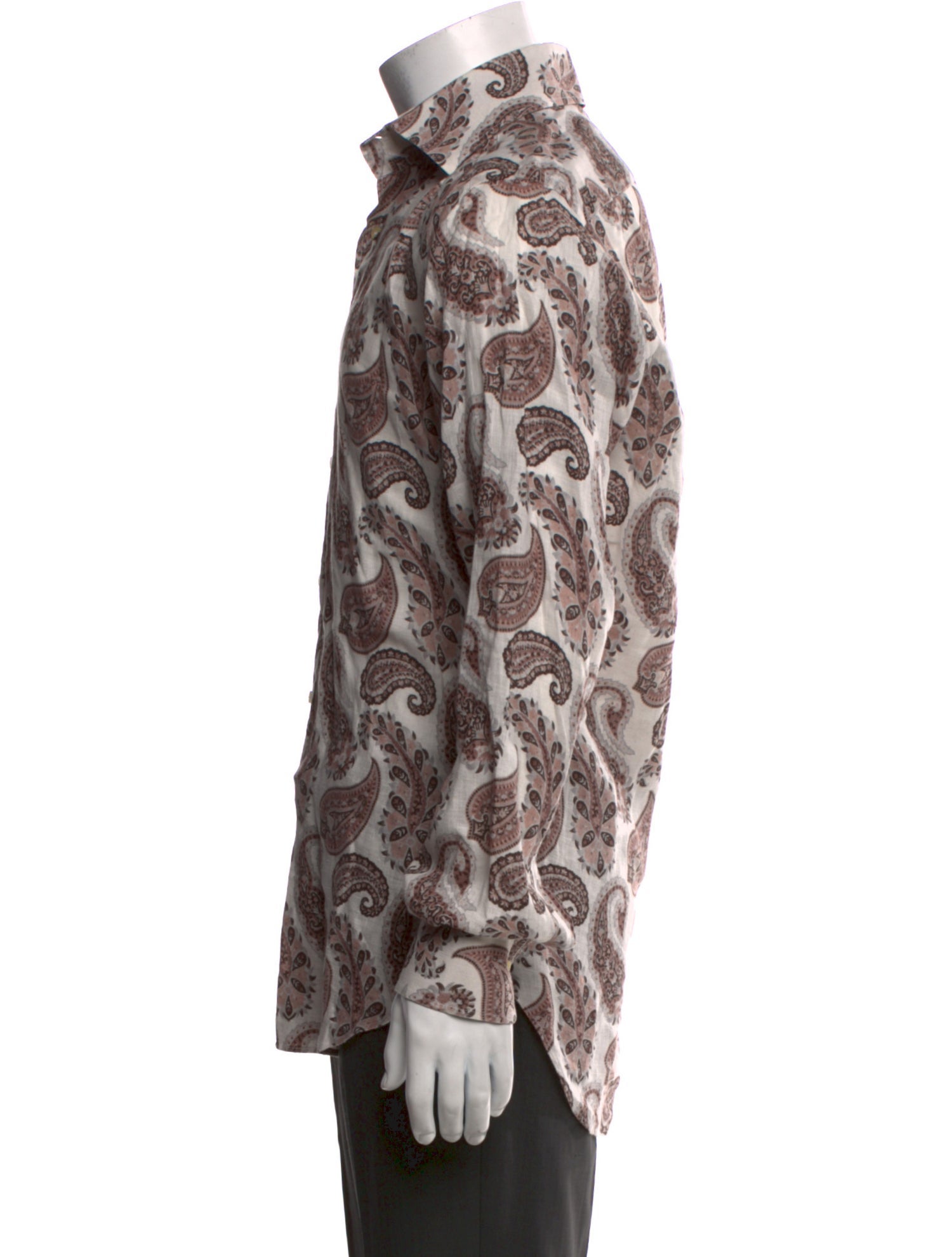 Etro Paisley Print Long Sleeve Shirt