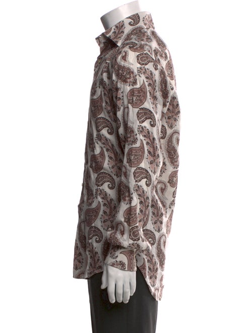 Etro Paisley Print Long Sleeve Shirt