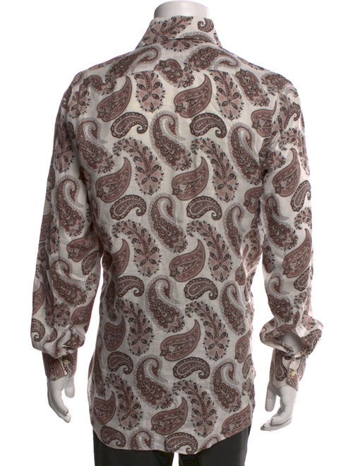 Etro Paisley Print Long Sleeve Shirt