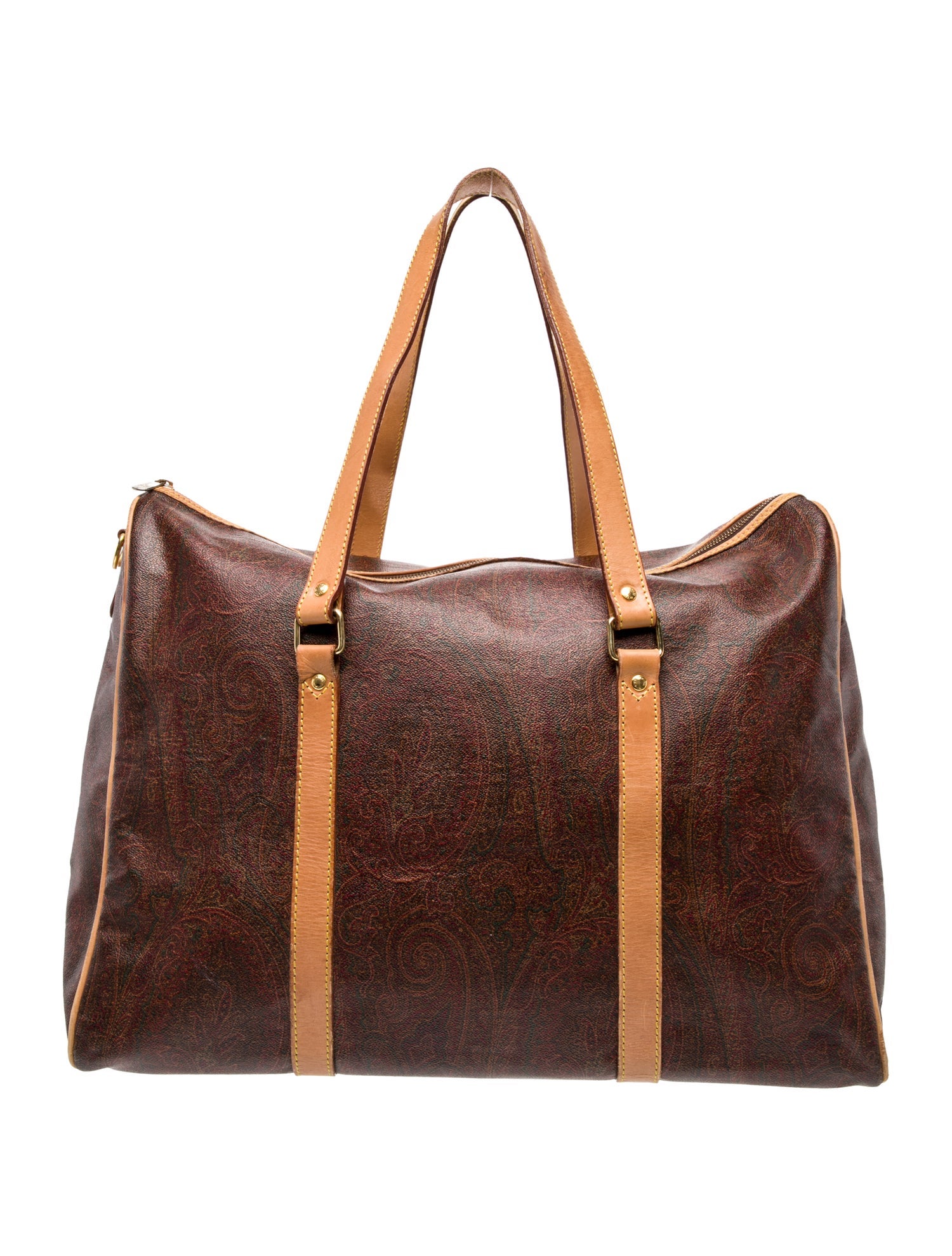 Etro Leather Weekender Bag