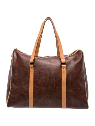 Etro Leather Weekender Bag