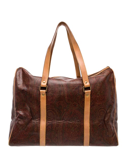 Etro Leather Weekender Bag
