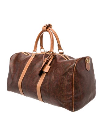 Etro LV Monogram Weekender Bag